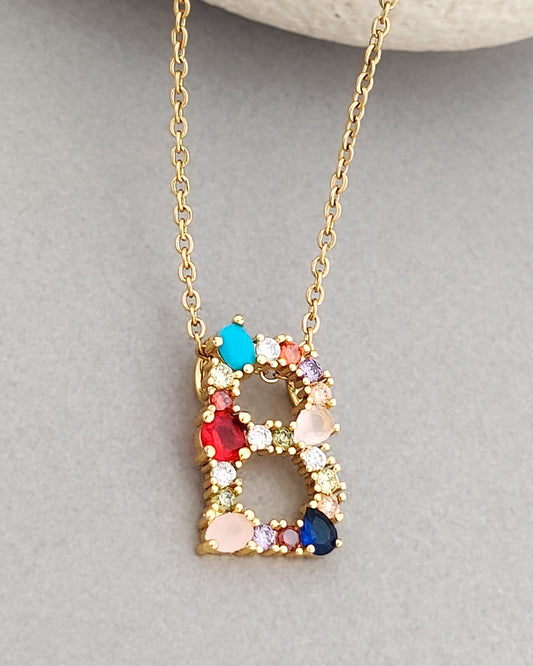 Monogram Letter B Necklace