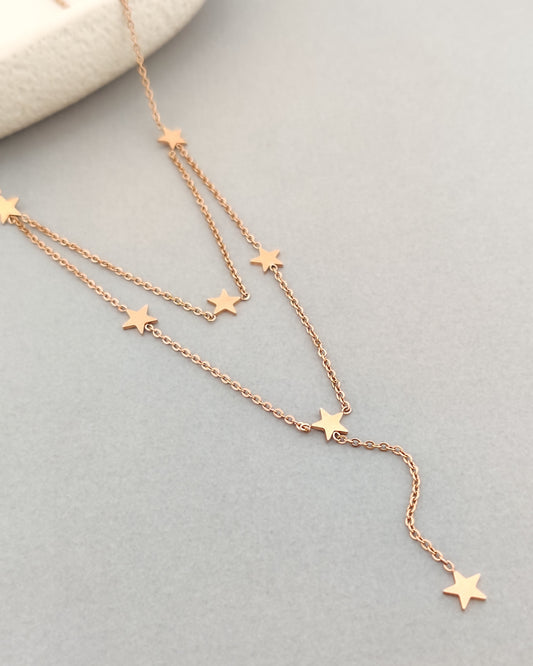 Robby 2layer Star Necklace