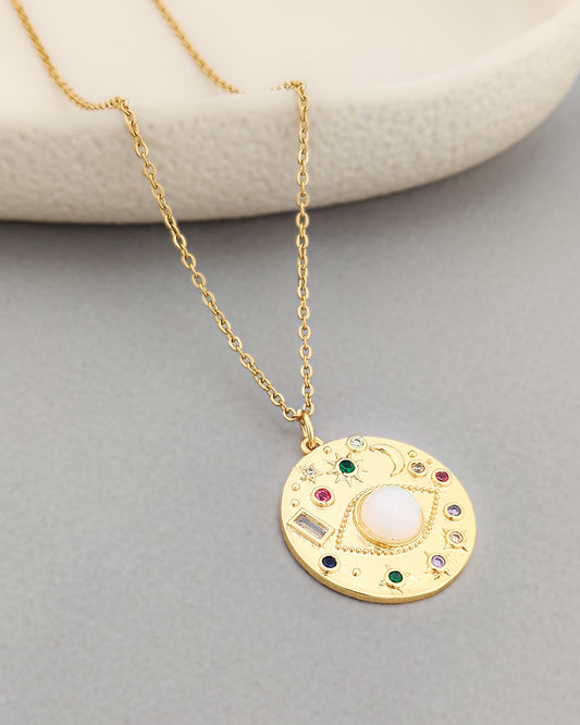 Opal Evileye Necklace