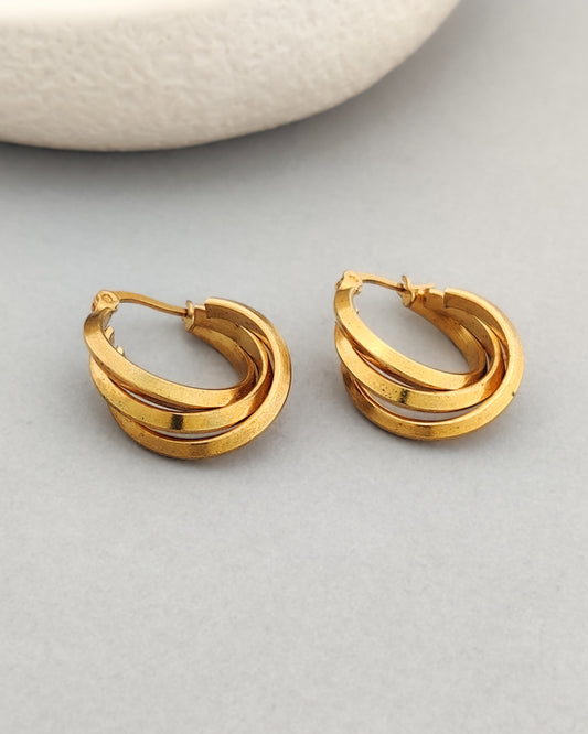 Golden Rylie Hoops