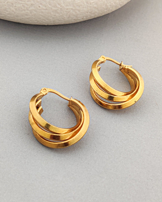 Golden Rylie Hoops