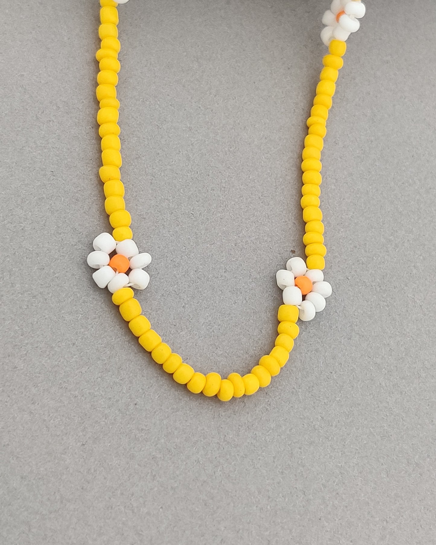 Sia Bead Necklace (Yellow)
