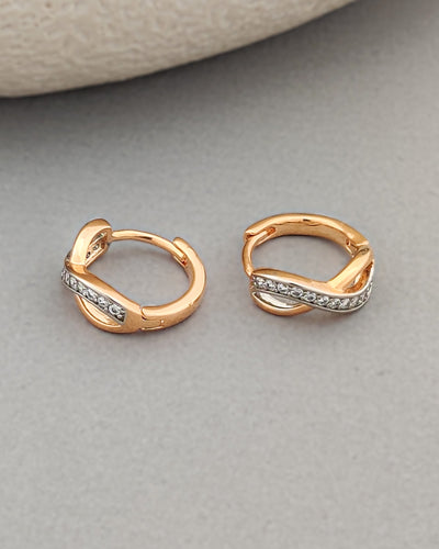 Infinity Huggie Hoops