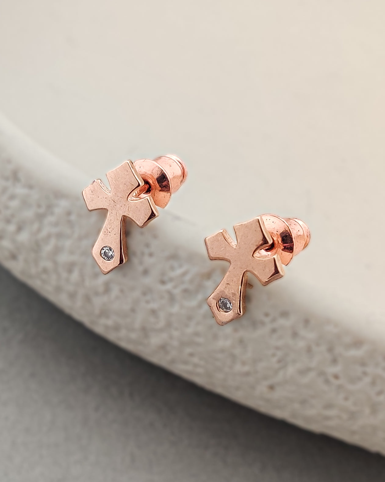 Dainty Cross Earrings