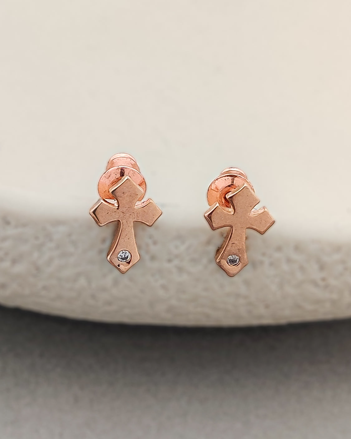 Dainty Cross Earrings