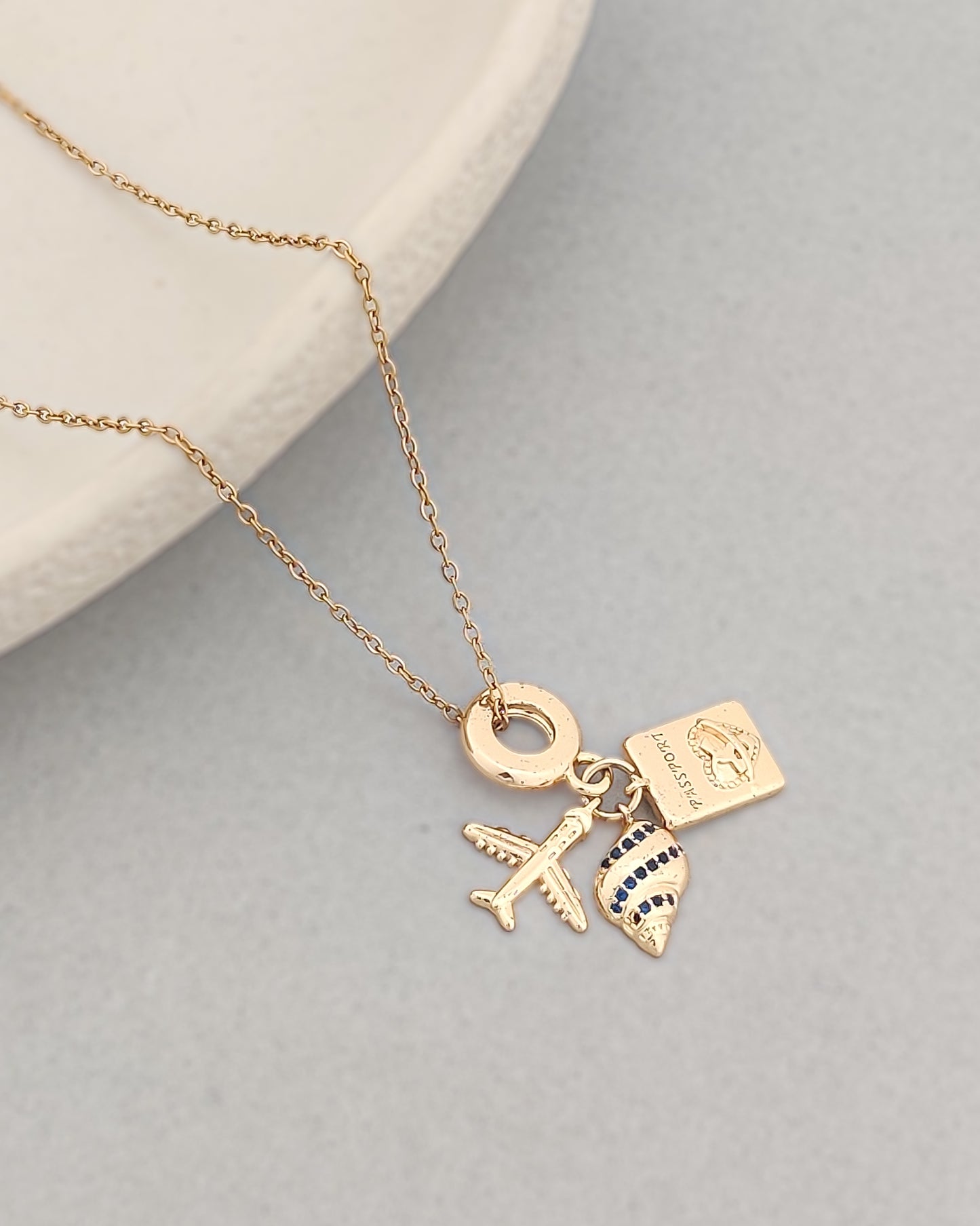 Globetrotter Charm Necklace