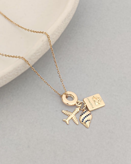 Globetrotter Charm Necklace