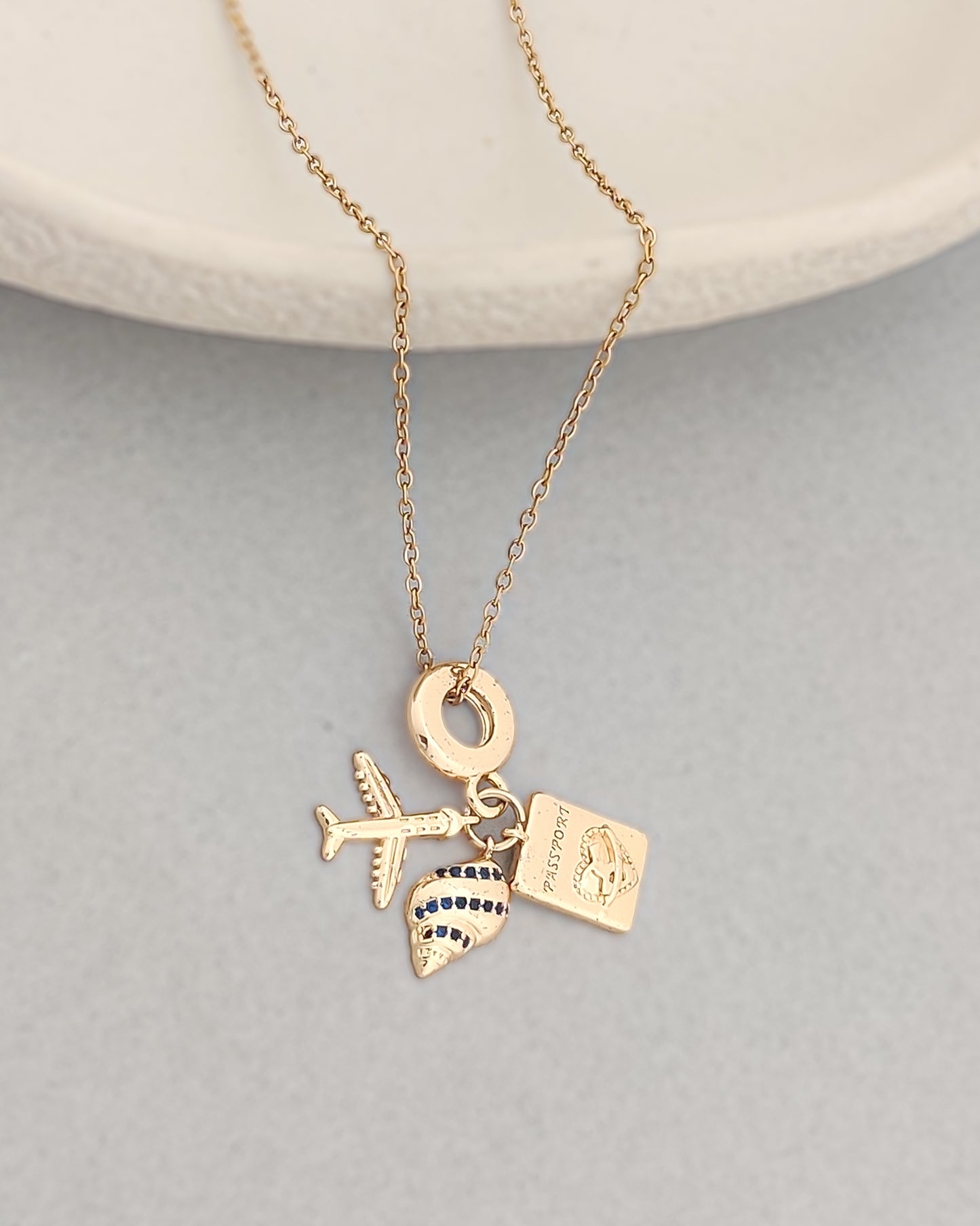 Globetrotter Charm Necklace