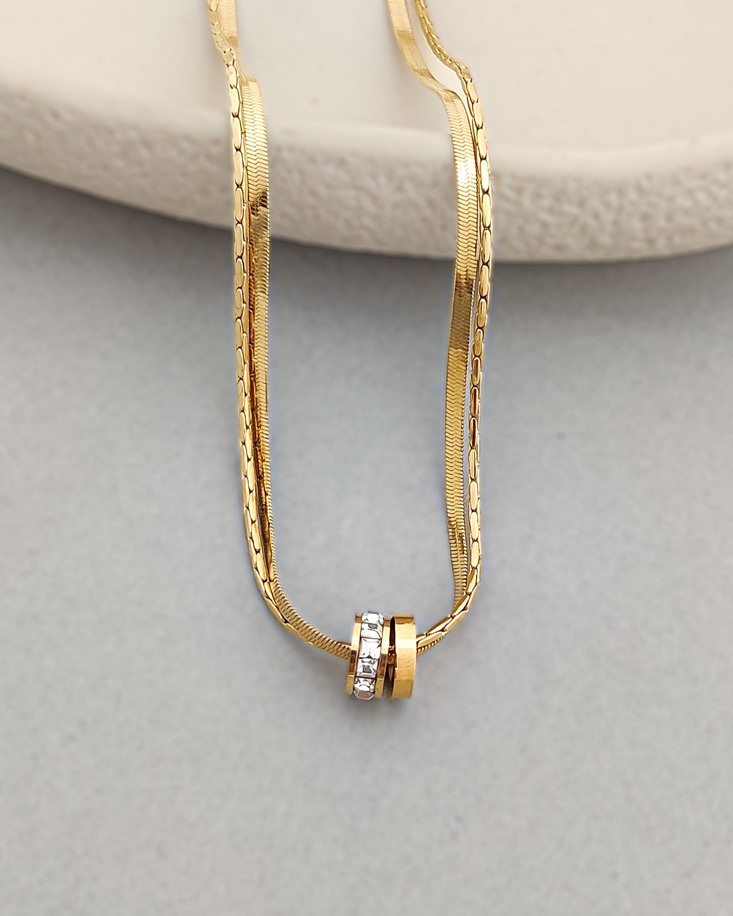 Crystal Twine Necklace