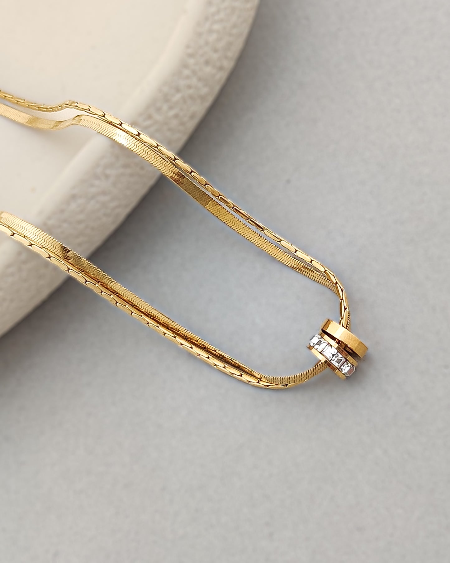 Crystal Twine Necklace