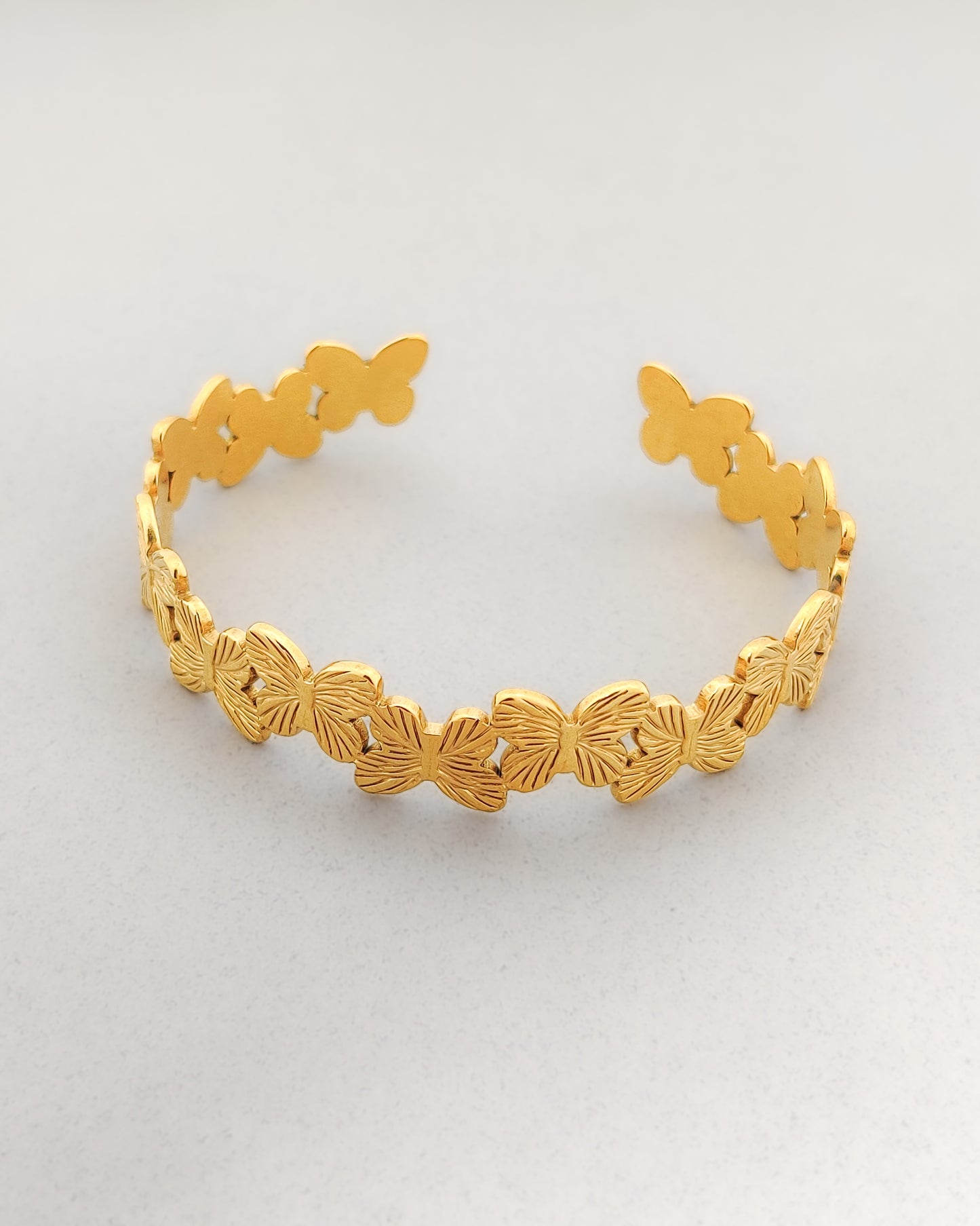 Floral Flutter Cuff Bracelet