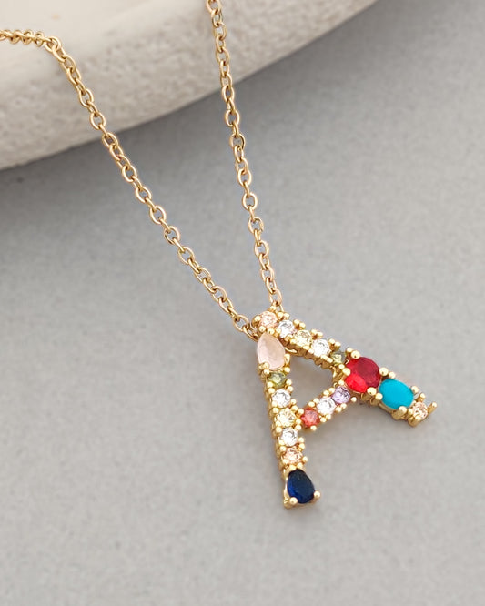 Monogram Letter A Necklace