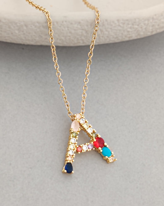 Monogram Letter A Necklace