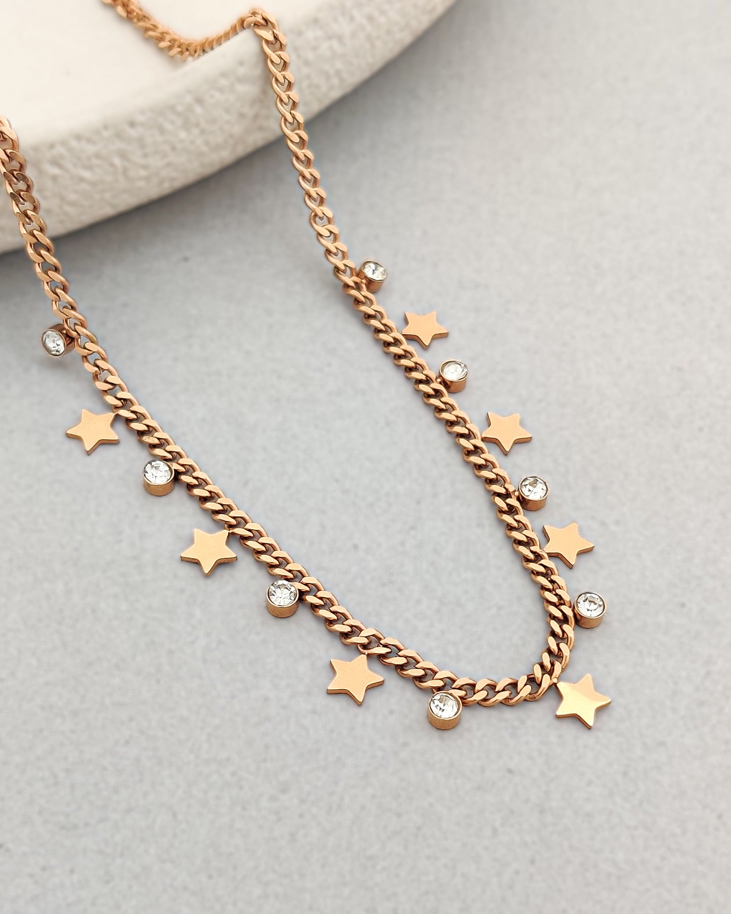 Star Drop charm Necklace