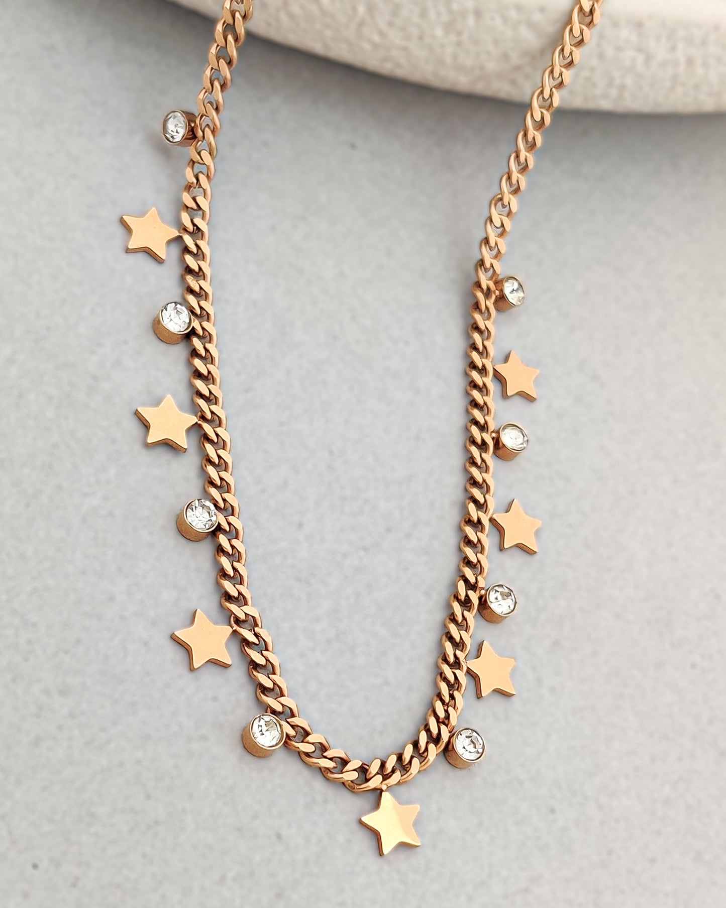 Star Drop charm Necklace