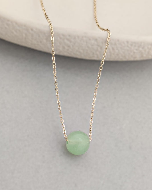 Green Bead Necklace