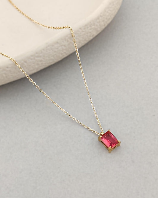 Magenta Bennie Necklace