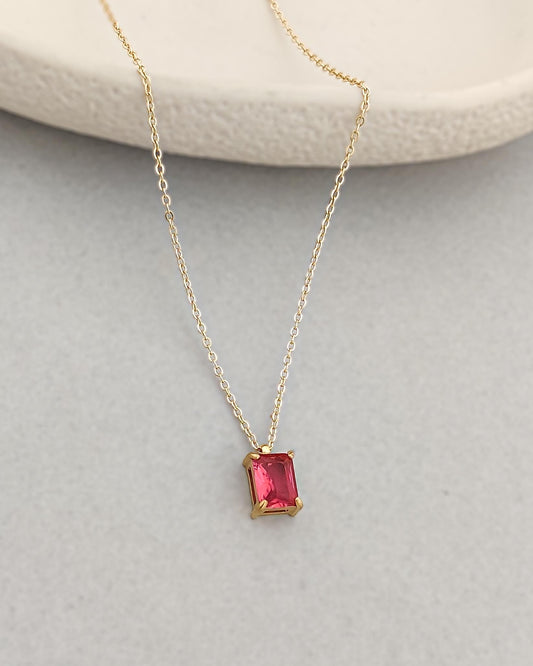 Magenta Bennie Necklace