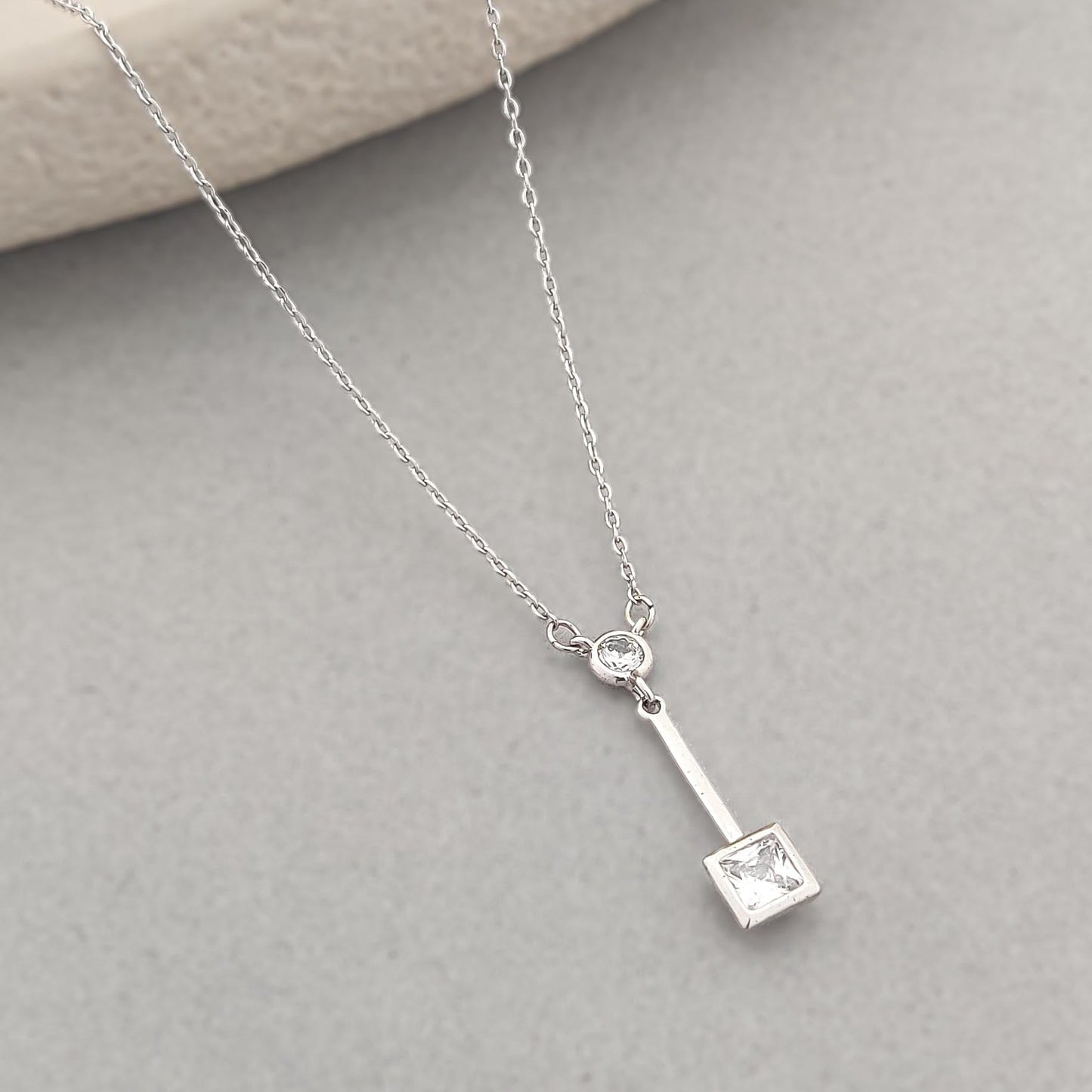 Crystal Hammer Necklace