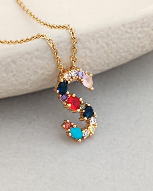 Monogram Letter S Necklace