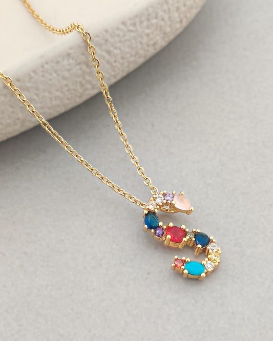 Monogram Letter S Necklace