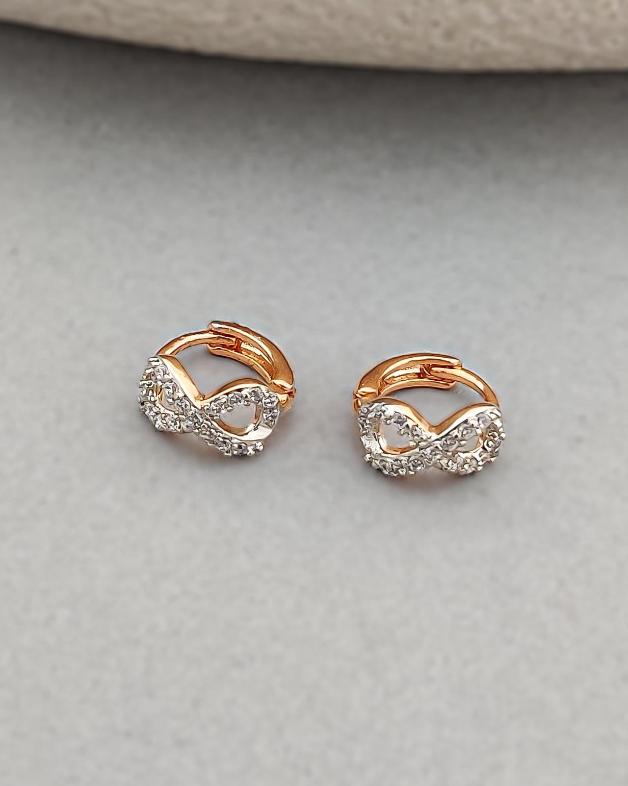 Mini Infinity Huggie Hoops (Second Piercing)