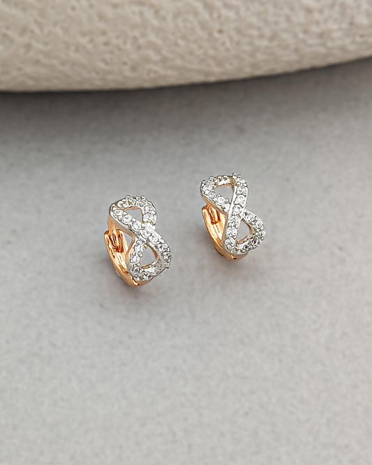Mini Infinity Huggie Hoops (Second Piercing)