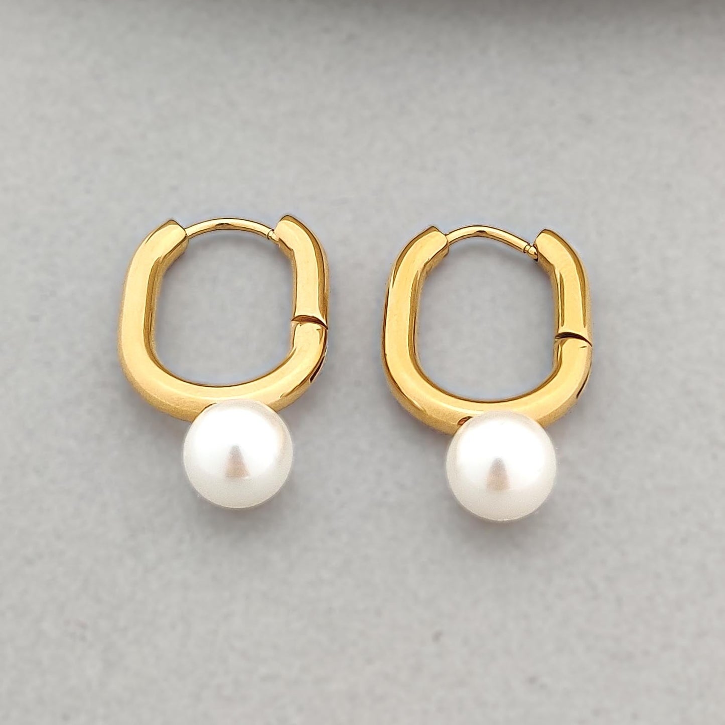 Asa Pearl Hoops