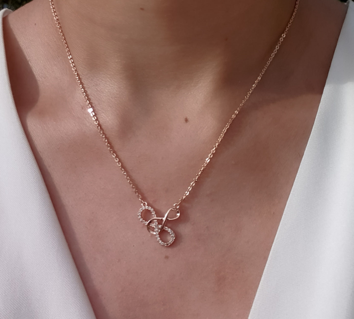 Infinity Interlock Necklace