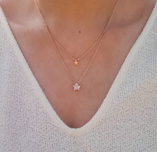 Star layered Necklace