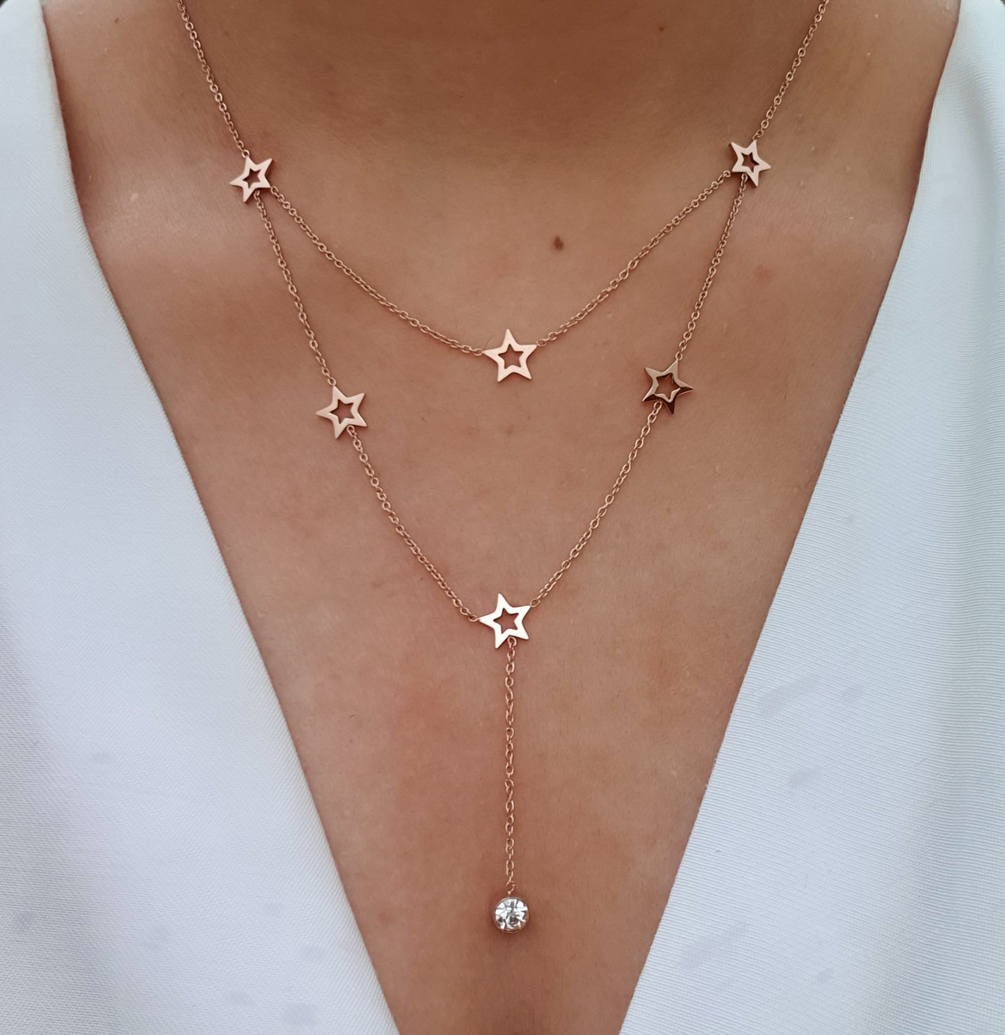 Cali Star Layered Necklace