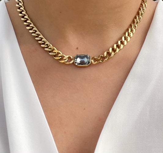 Madeline Grey Chain Necklace