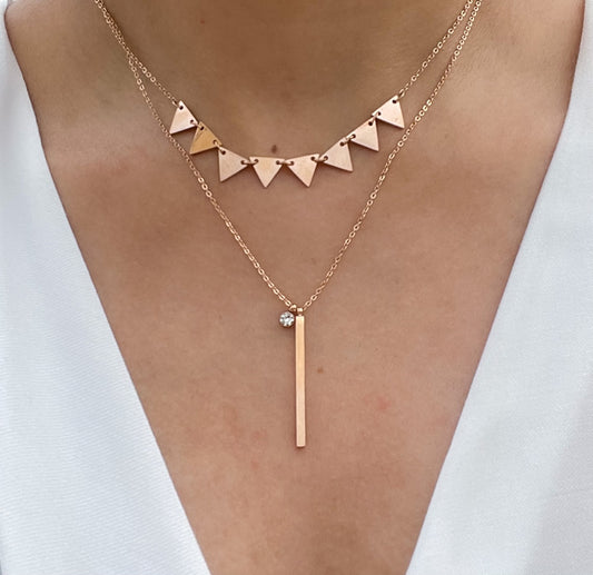 Talitha Bar Layered Necklace