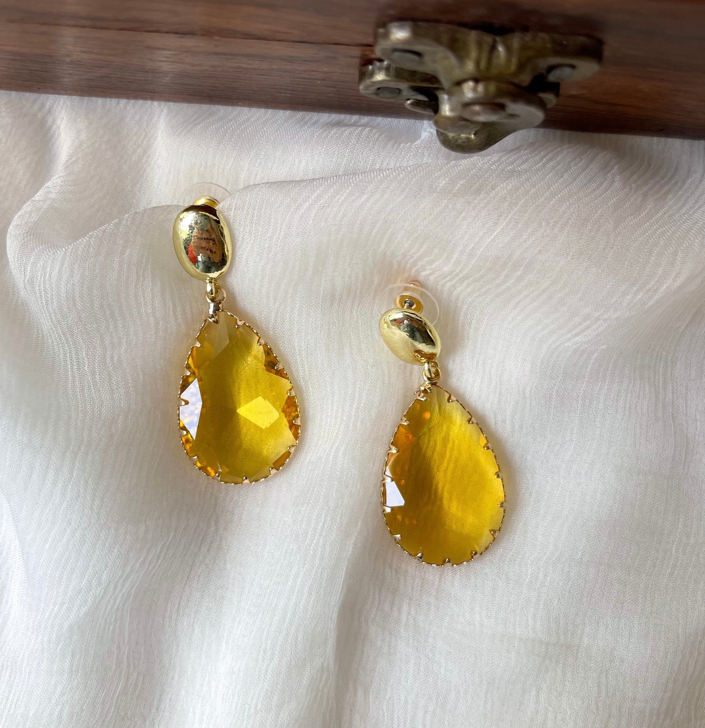 Yellow Doublet Earrings