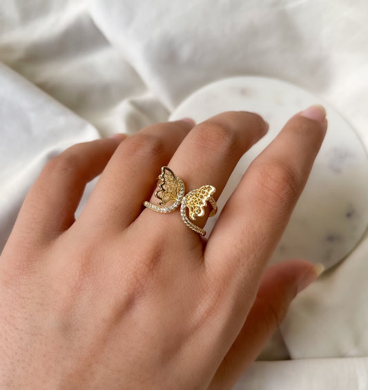 Cassia Butterfly Ring