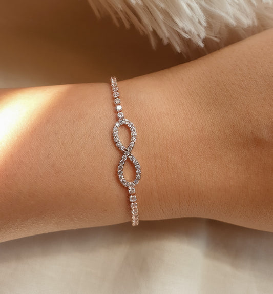 Crystal Infinity Bracelet