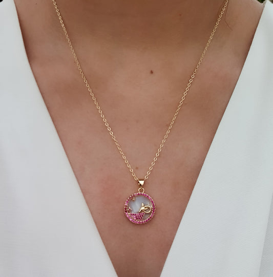 Ellie Zodiac Necklace (Aries)