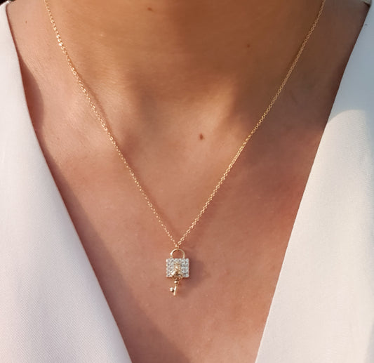 Lock & Key Necklace