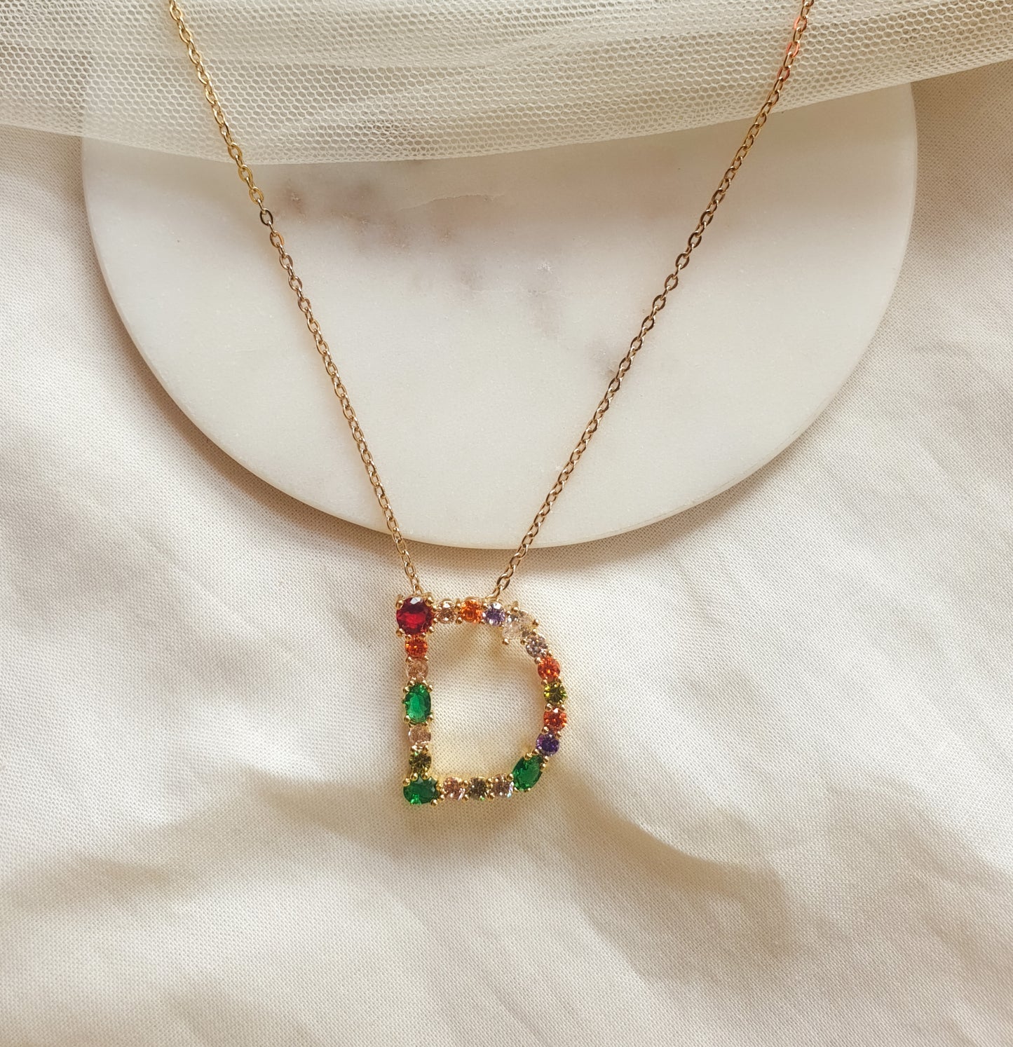 Monogram Letter D Necklace