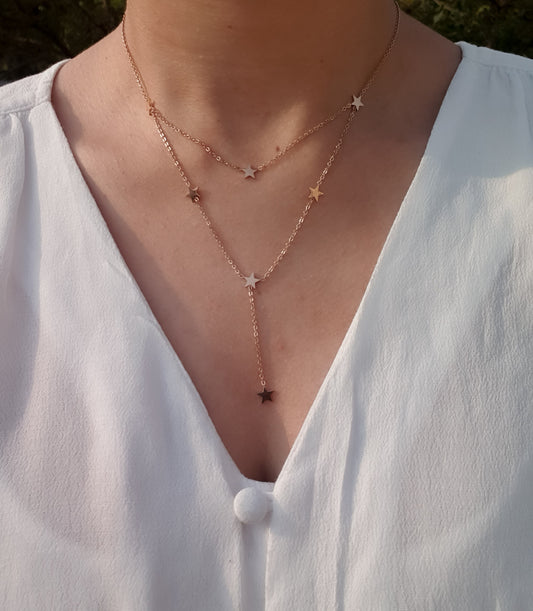 Robby 2layer Star Necklace