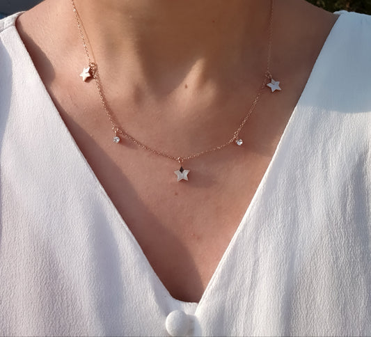 White Star Necklace