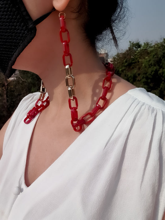 Red Hot Mask Chain