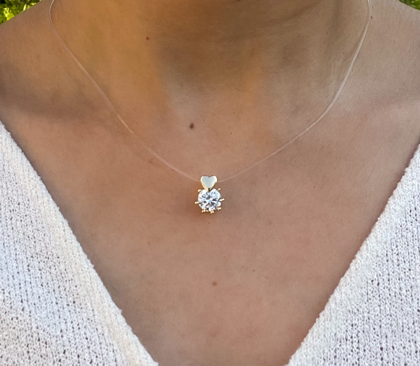 Heart Solitaire Necklace