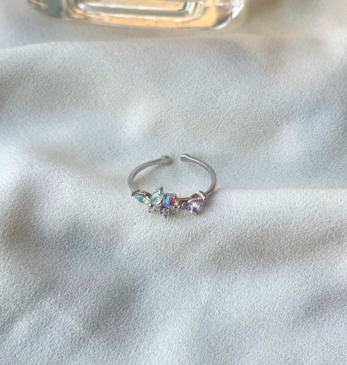 Mini Butterfly Crystal Ring